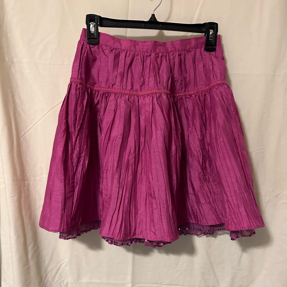 American Girl Pink /Fuchsia girls  Skirt size 16 with subtle embellishment